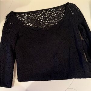 Hollister Black Lace Women's Blouse